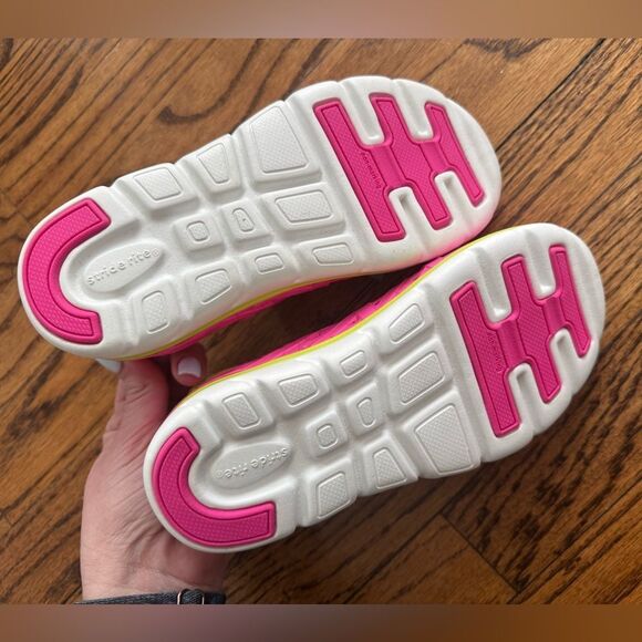 NWT New STRIDE RITE Phibian Land 2 Water Shoes Sandals Neon Pink Orange Yellow 1 - Picture 9 of 11